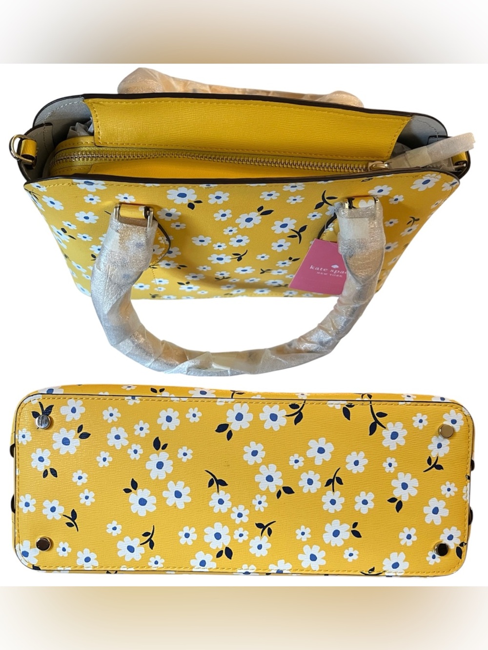 NWT Kate Spade New York Darcy Small Fleurette Floral Satchel New - Picture 5 of 9